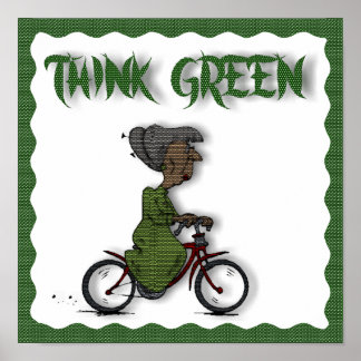 PENSE VERDE - POSTER