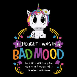 Pensei que estava com mau humor, camiseta do Unicó