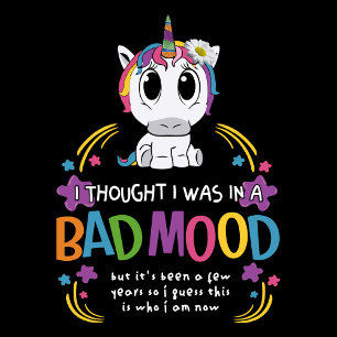 Pensei que estava com mau humor, camiseta do Unicó