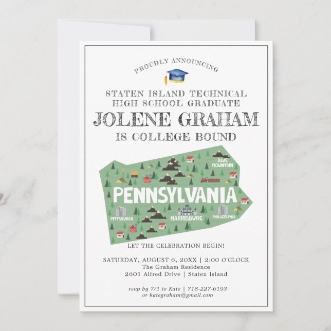 Pensilvânia | Festa de formatura Colégio (Frente)