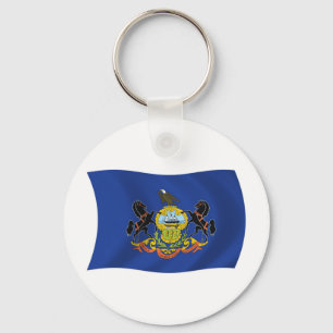 Pensilvânia Flag Chaveiro
