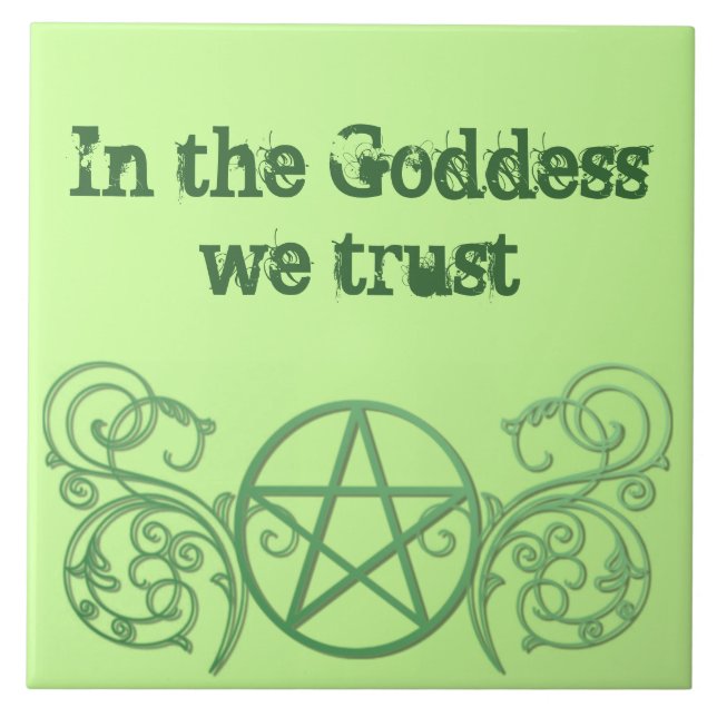 Pentágono verde com flores (Frente)