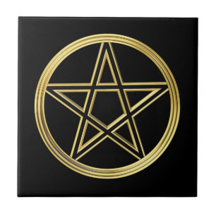 Pentagram dourado