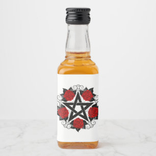 Pentagrama com Rosas vermelhas