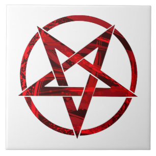 Pentagrama do diabo vermelho