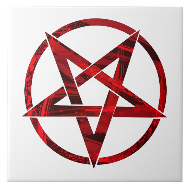 Pentagrama do diabo vermelho (Frente)