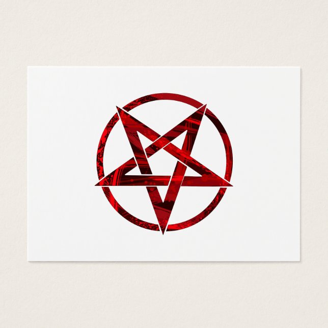 Pentagrama do diabo vermelho (Frente)