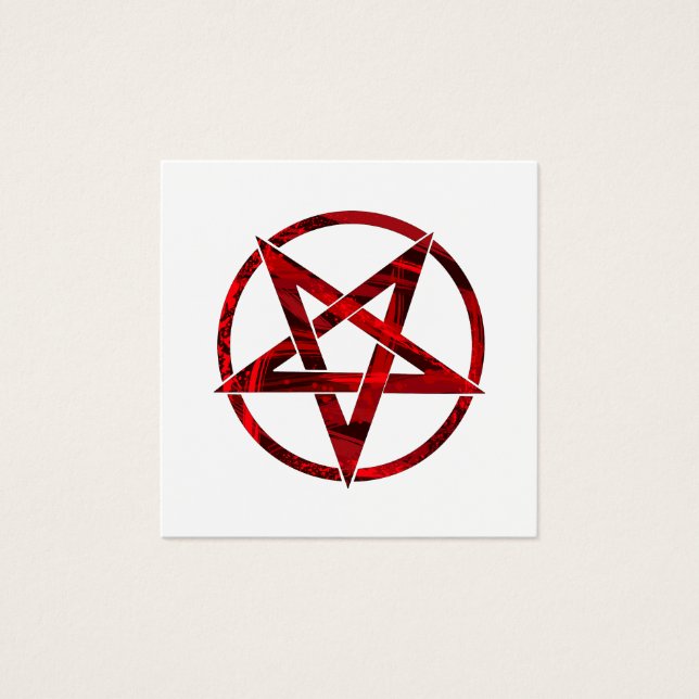 Pentagrama do diabo vermelho (Frente)