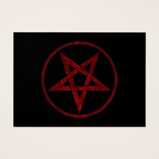 Pentagrama do diabo vermelho (Frente)