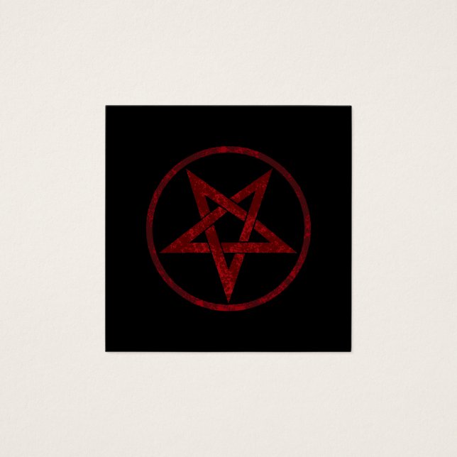 Pentagrama do diabo vermelho (Frente)