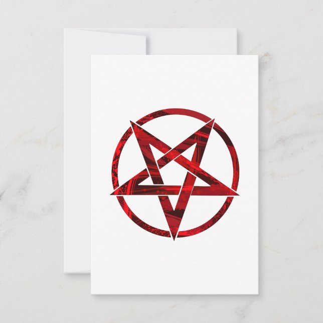 Pentagrama do Diabo Vermelho (Frente)