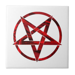 Pentagrama do diabo vermelho