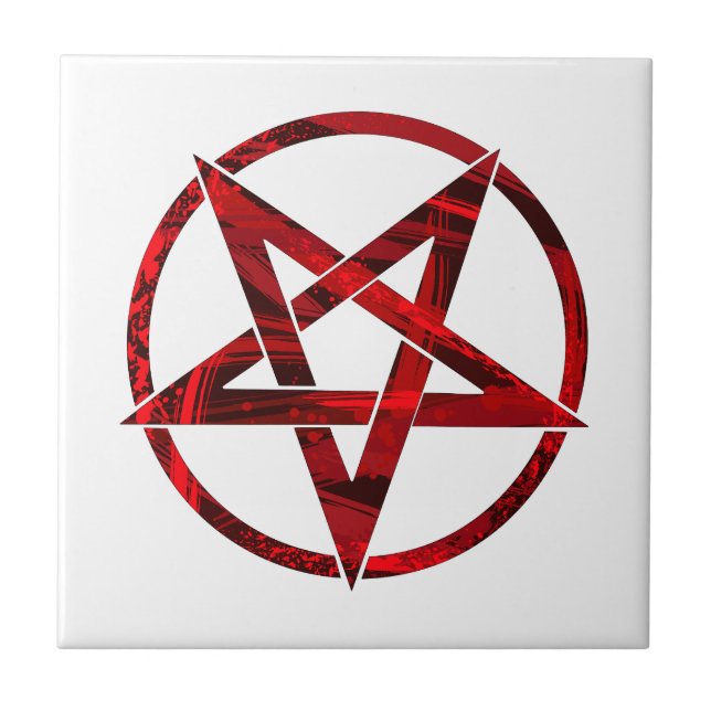 Pentagrama do diabo vermelho (Frente)