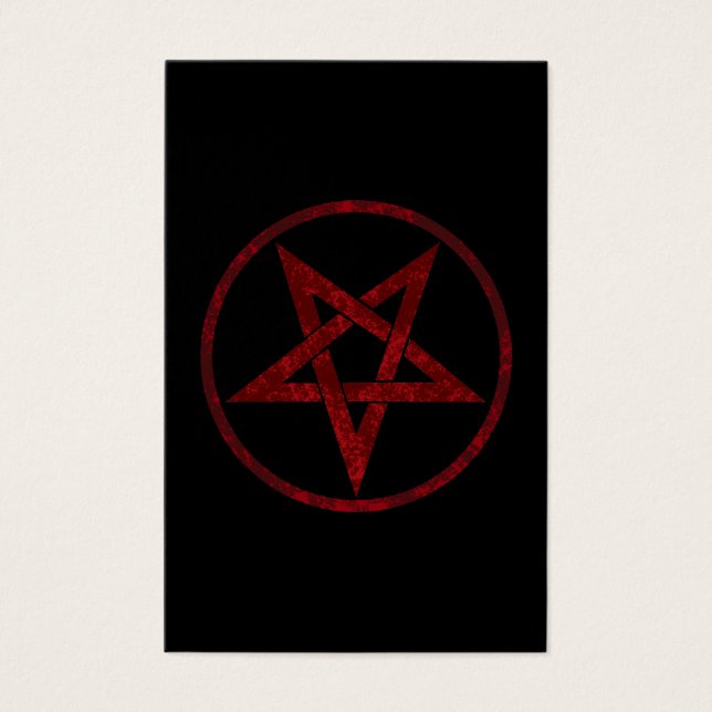 Pentagrama do diabo vermelho (Frente)