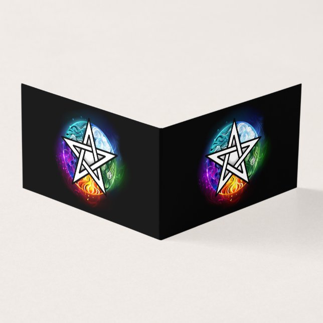 Pentagrama do Wiccan (Exterior)