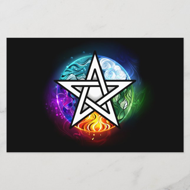 Pentagrama do Wiccan (Frente)