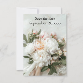 Peões brancos buquê com rendas