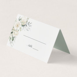 Peões brancos, Rosas e Eucalyptus Floral Place