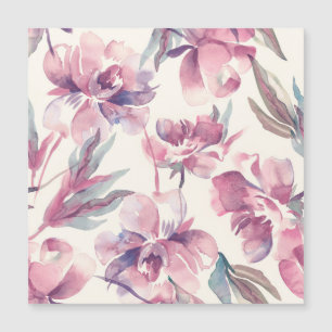 Pêonias aquáticas: fundo floral sem costura.