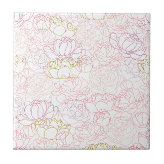 Peonies toque de ouro