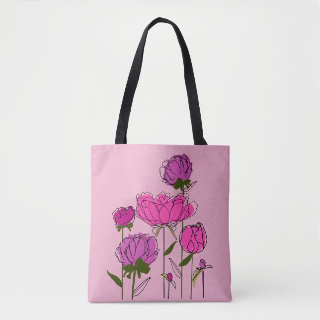 Peonies Tote Bag (Frente)