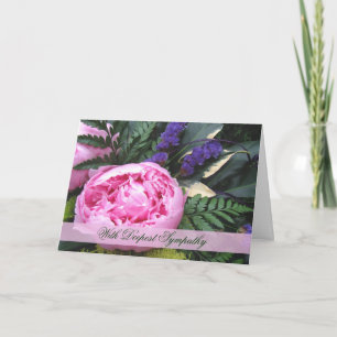 Peony Cartão de condolências
