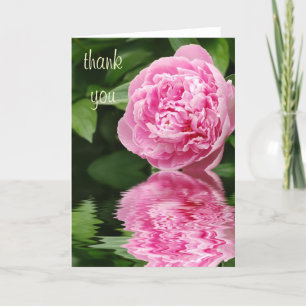 Peony Cartões de agradecimentos
