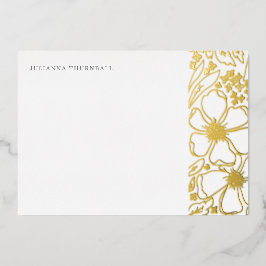 Peony Chic Floral Luxe - Carta Pessoal