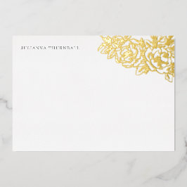Peony Chic Floral Luxe - Carta Pessoal