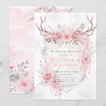 Peony Deer Antler, Chá de casamento Pink Sage, Con