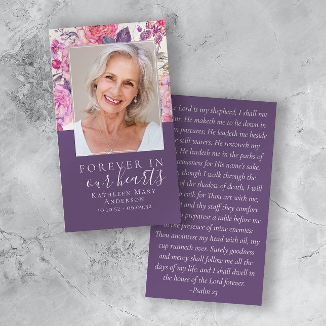 Peony Floral Em Nosso Cartaz De Oração Memorial (Criador carregado)