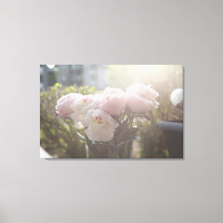 Peony Flower Canvas