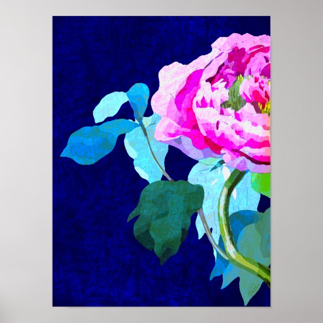 Peony Poster (Matte) (Frente)