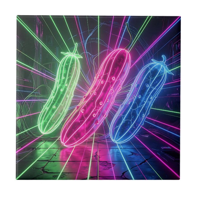Pepinos Neon Cyberpunk Glowing (Frente)