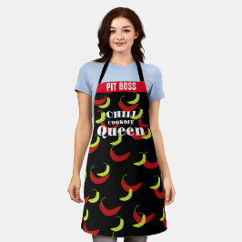 Pepper Aprons Chili Cook Off Queen Womens
