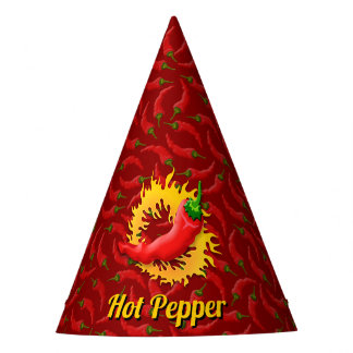 Pepper Chili com chapéu de festa