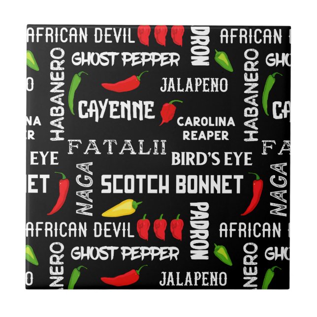 Pepper Nomes de Chili - Comida (Frente)