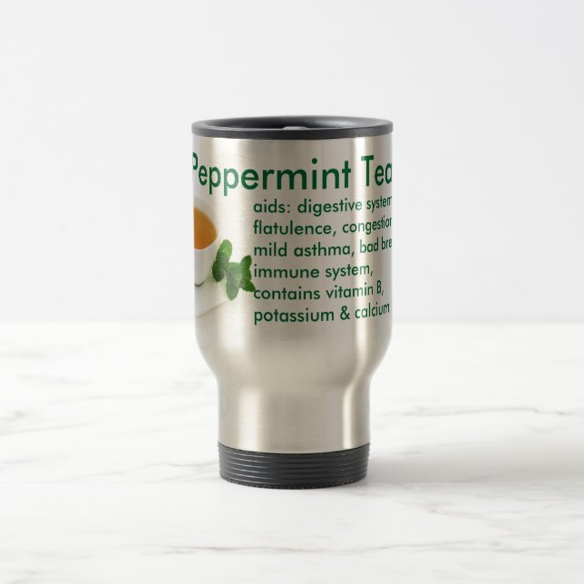 Peppermint - caneca de viagem de chá (Centro)