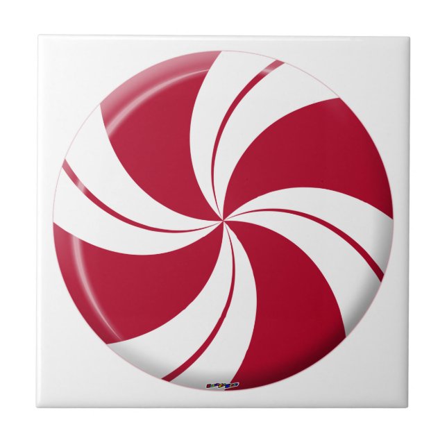 Peppermint Swirl Stripe Candy (Frente)
