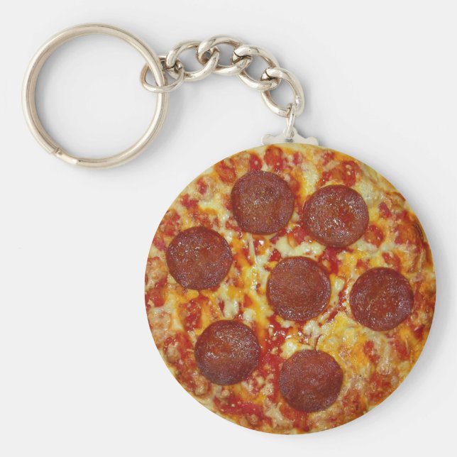 Pepperoni Pizza Chaveiro (Frente)