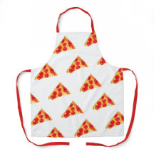 Pepperoni Pizza Deliciosa Impressão Apron