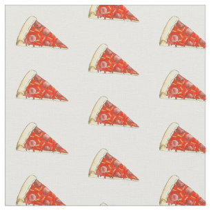 Pepperoni Queijo Pizza Fatias Fatias Comida Tecido