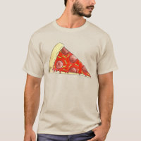 Pepperoni Queijo Pizza NYC Camiseta