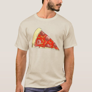Pepperoni Queijo Pizza NYC Camiseta