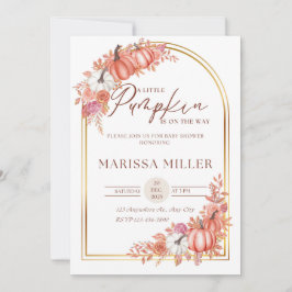 Pequena Abóbora a Caminho Convite