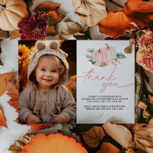 Pequena Abóbora Transformando Um Cartões de agrade