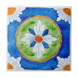 Pequena azulejo estilo siciliano “Castellammare”
