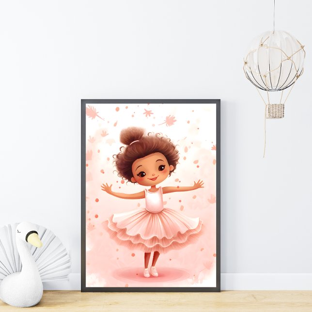 Pequena Ballerina Art Poster (Criador carregado)