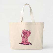 Pequena bolsa de cachorrinho rosa