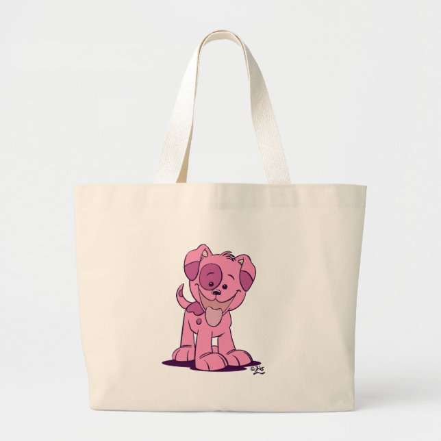 Pequena bolsa de cachorrinho rosa (Frente)